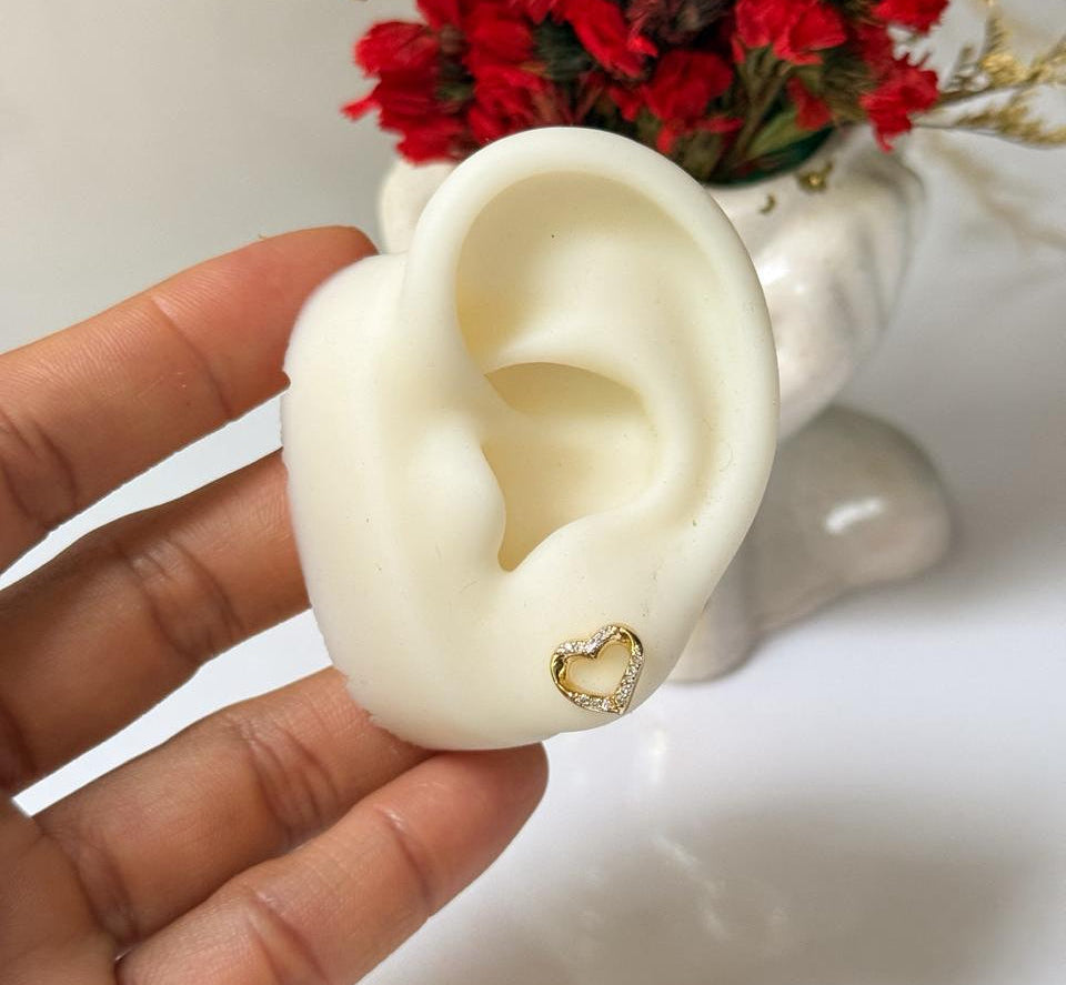 ARETES CORAZÓN PEQUEÑO