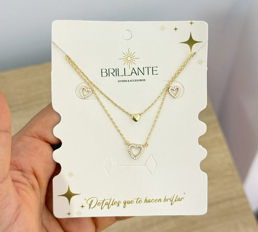 DUO DE CADENAS CORAZÓN