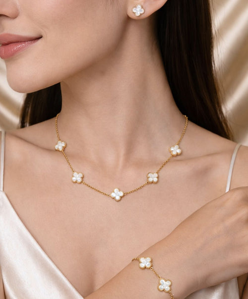 SETS TREBOL BLANCO