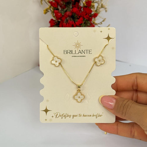 SETS TREBOL BLANCO