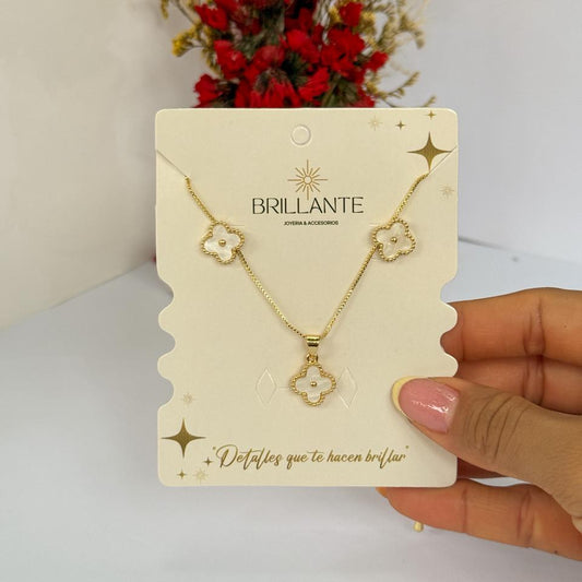 SETS TREBOL BLANCO