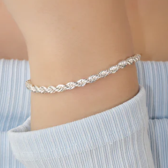 PULSERA LAZO PLATEADA